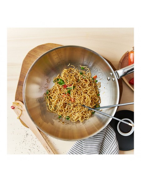 WOK 32CM ALCHIMY INOX MULTICOUCHE DEBUYER