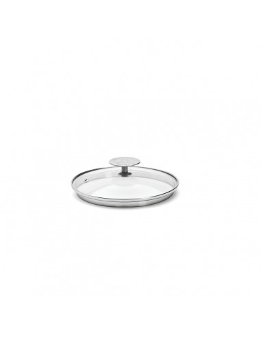 COUVERCLE VERRE ET INOX 14CM ALCHIMY...