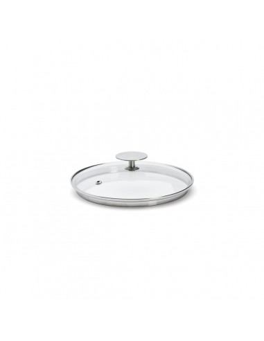 COUVERCLE VERRE ET INOX 18CM ALCHIMY...