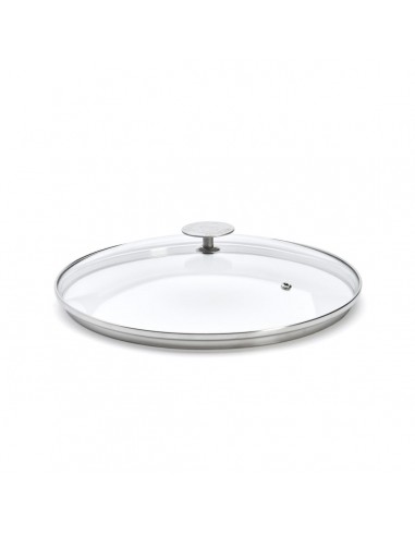 COUVERCLE VERRE ET INOX 28CM ALCHIMY...