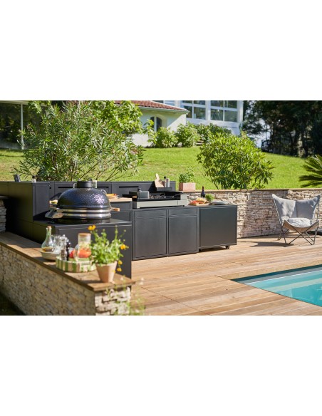 SUPPORT POUR KAMADO AVEC ROUES - FORGE ADOUR
