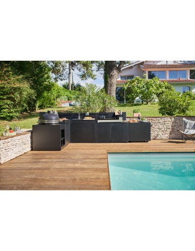 SUPPORT POUR KAMADO AVEC ROUES -...