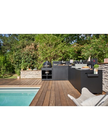 SUPPORT POUR KAMADO AVEC ROUES -...