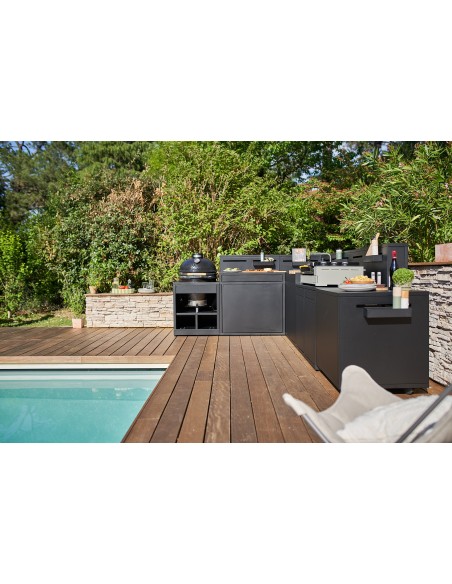 SUPPORT POUR KAMADO AVEC ROUES - FORGE ADOUR