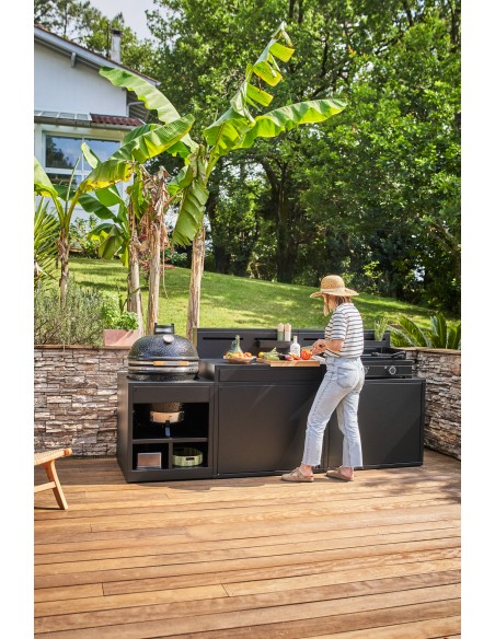 SUPPORT POUR KAMADO AVEC ROUES - FORGE ADOUR