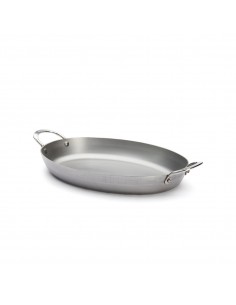 PLAT A ROTIR OVALE EN ACIER... 2