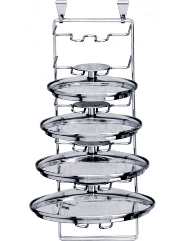 SUPPORT 6 COUVERCLES PLATINE - CRISTEL