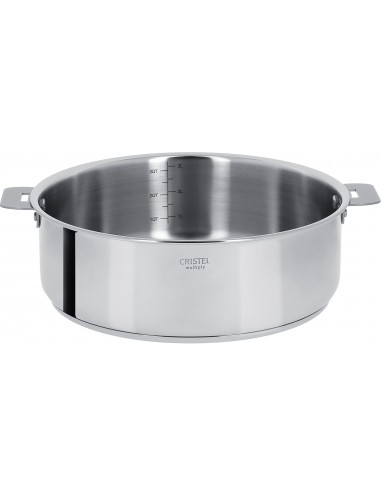 SAUTEUSE INOX CASTELINE 28CM - CRISTEL