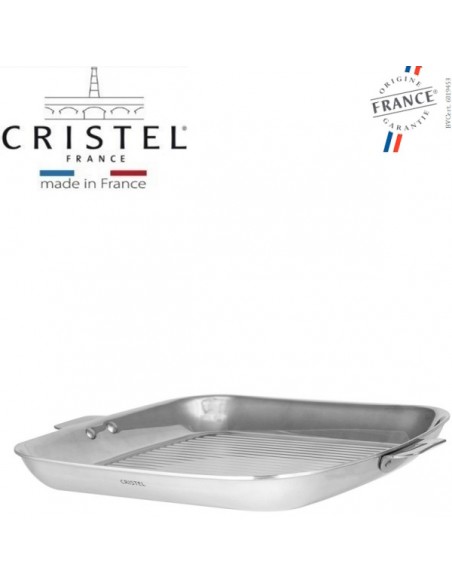 GRIL CARRE INOX CASTELINE - CRISTEL