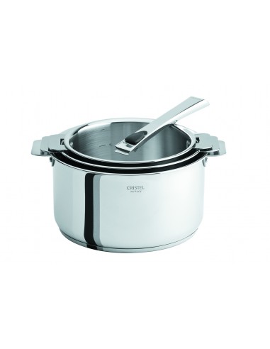 LOT 3 CASSEROLES CASTELINE 16-18-20CM...