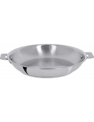 POELE INOX 28CM CASTELINE - CRISTEL