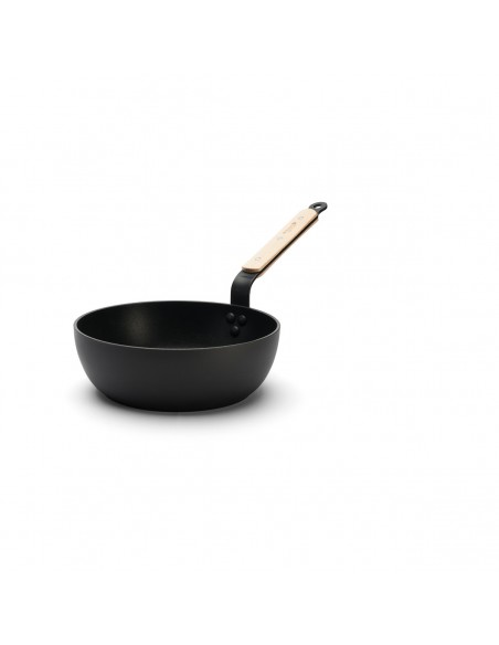 SAUTEUSE ANTI ADHESIVE CHOC B BOIS 24CM - DE BUYER