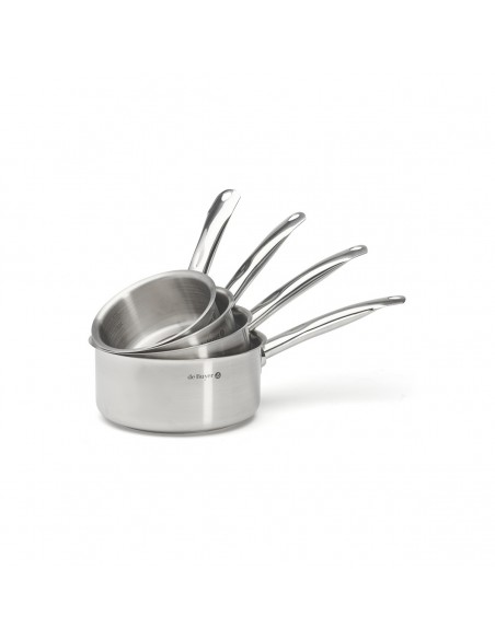 LOT 4 CASSEROLES 14, 16, 18, 20 CM PRIM APPETY - DE BUYER