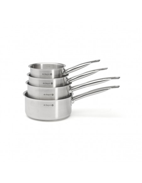 LOT 4 CASSEROLES 14, 16, 18, 20 CM PRIM APPETY - DE BUYER