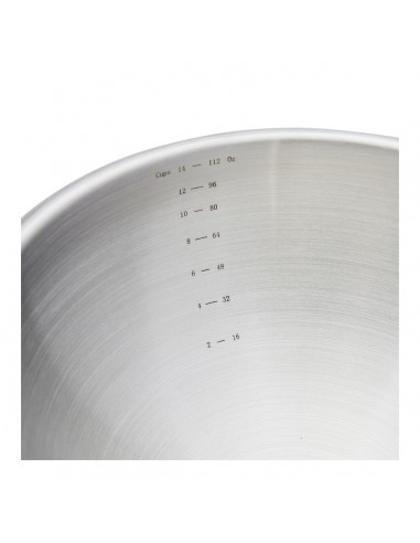 CUL DE POULE INOX FOND SILICONE 24 CM...