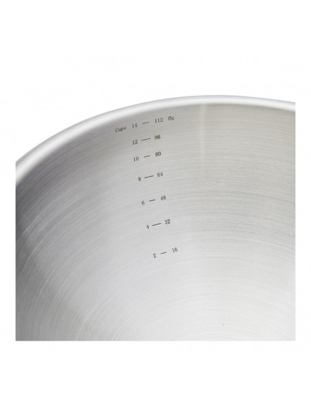 CUL DE POULE INOX FOND SILICONE 24 CM - DE BUYER