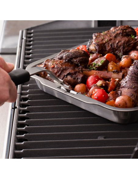PLATEAU LECHEFRITE RECTANGLE INOX - BROIL KING