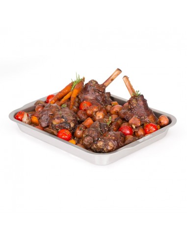 PLATEAU LECHEFRITE RECTANGLE INOX -...