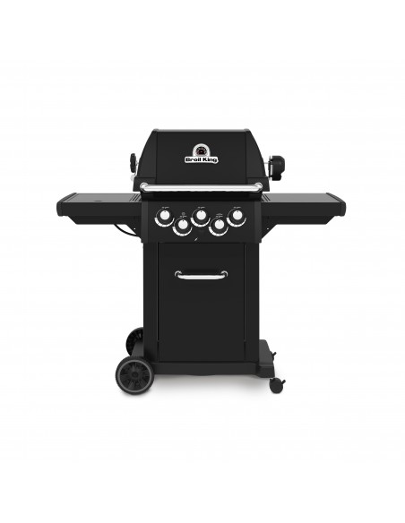 BARBECUE GAZ ROYAL 390 SHADOW NOIR AVEC ROTISSOIRE - BROIL KING