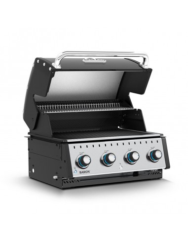 BBQ ENCASTRABLE GAZ BARON 420 NOIR -...