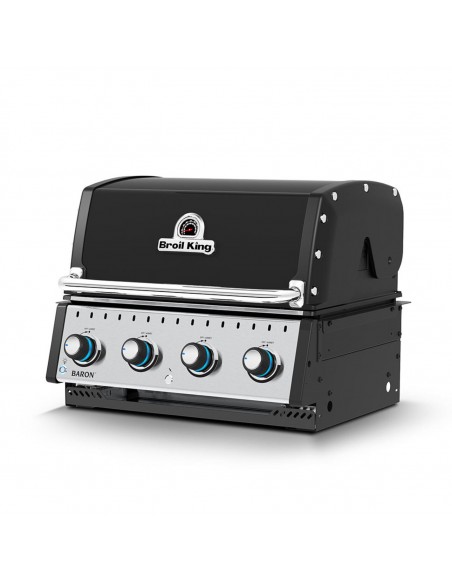 BBQ ENCASTRABLE GAZ BARON 420 NOIR - BROIL KING