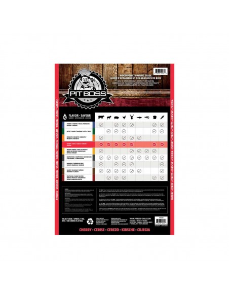 SAC DE PELLETS CERISIER 9KG - PIT BOSS