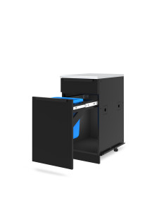 MEUBLE POUR POUBELLES NOIR...