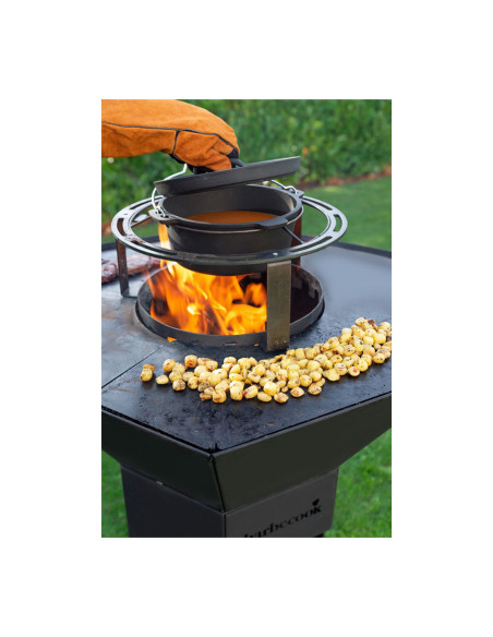 SUPPORT WOK ET COCOTTE POUR BRASERO NESTOR BARBECOOK