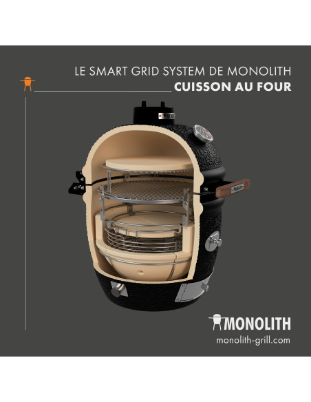KAMADO MONOLITH AVANTGARDE CLASSIC SUR CHARIOT