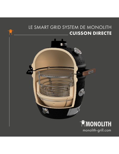 KAMADO MONOLITH AVANTGARDE CLASSIC SUR CHARIOT
