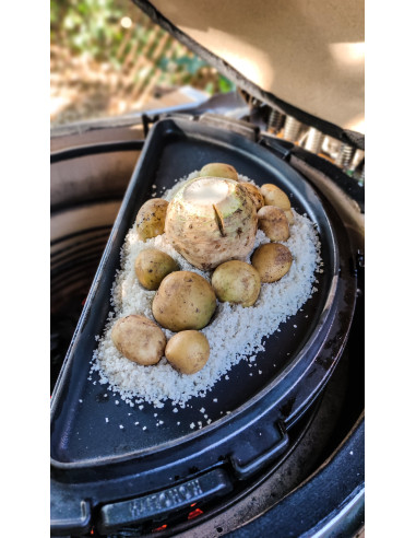 COCOTTE FONTE POUR KAMADO MONOLITH...