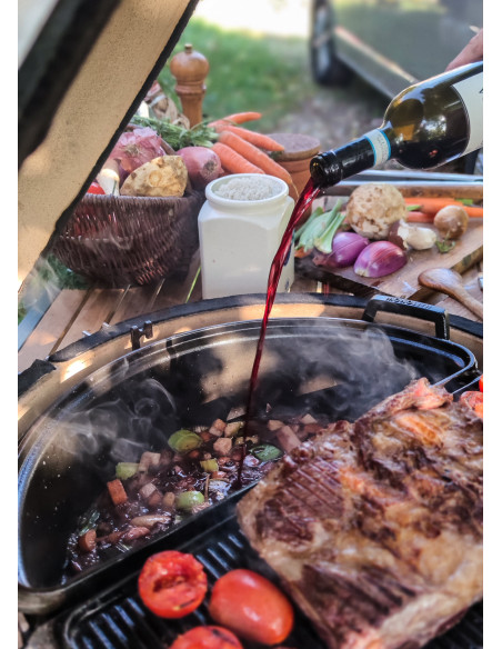 COCOTTE FONTE POUR KAMADO MONOLITH ONE.66 OU TWO.66