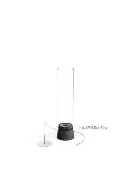 SPIN AIR 1200 FEU DE TABLE NOIR MAT - HOFATS