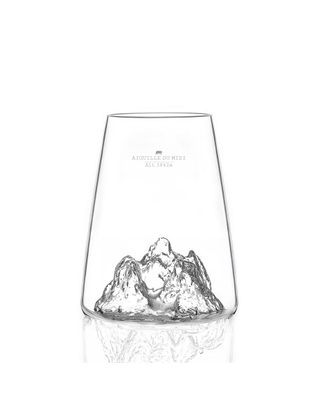 VERRE DESIGN TOPOGRAPHIC AIGUILLE DU MIDI - ALASKAN MAKER