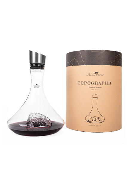 CARAFE A VIN TOPOGRAPHIC ZUGSPITZE - ALASKAN MAKER