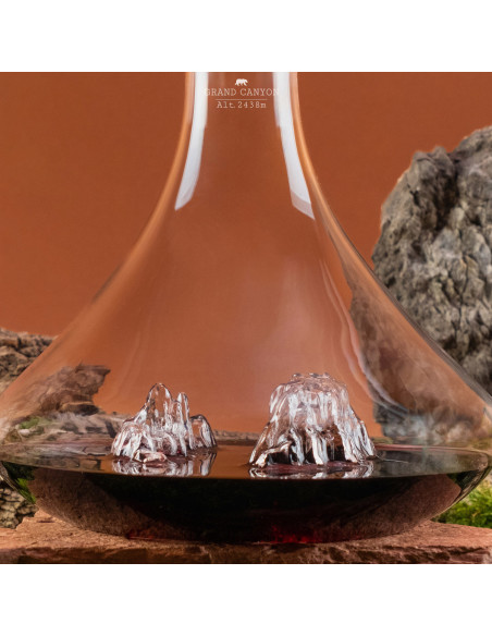 CARAFE A VIN TOPOGRAPHIC GRAND CANYON - ALASKAN MAKER