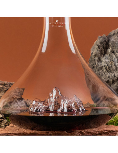 CARAFE A VIN TOPOGRAPHIC AIGUILLE DU...