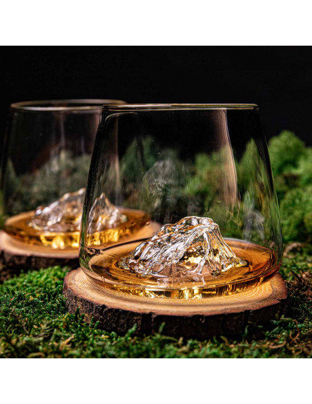 SET 2 VERRES TOPOGRAPHIC ZUGSPITZE & WATZMANN - ALASKAN MAKER