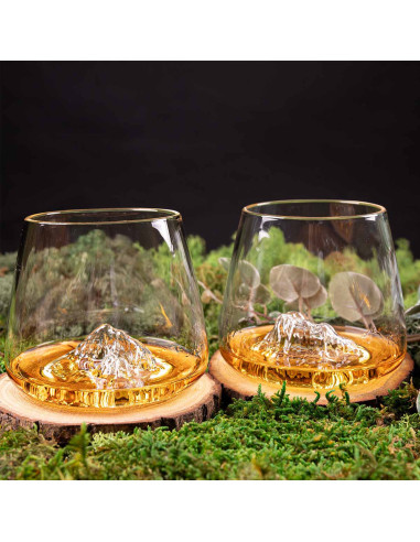 SET 2 VERRES TOPOGRAPHIC ZUGSPITZE &...