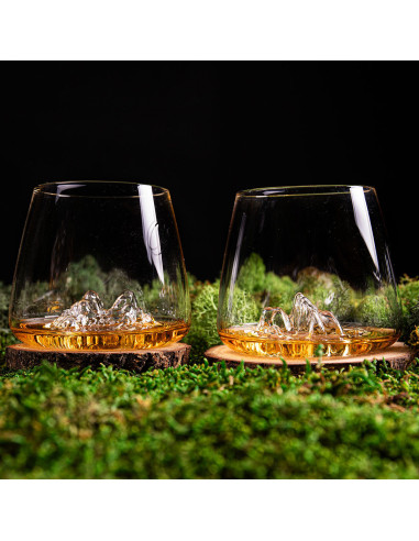 SET 2 VERRES TOPOGRAPHIC TRE CIME &...