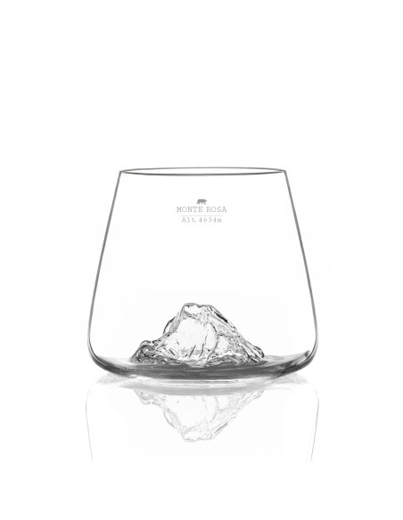 SET 2 VERRES TOPOGRAPHIC TRE CIME & MONTE ROSA - ALASKAN MAKER