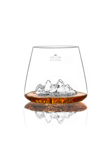 SET 2 VERRES TOPOGRAPHIC TRE CIME &...
