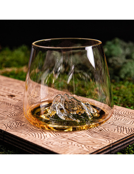 SET 2 VERRES TOPOGRAPHIC TRE CIME & MONTE ROSA - ALASKAN MAKER