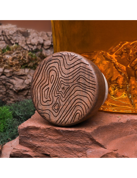 CARAFE A SPIRITUEUX TOPOGRAPHIC MONT BLANC - ALASKAN MAKER