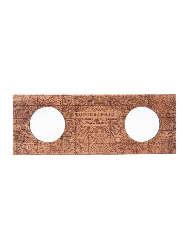 PRESENTOIR TOPOGRAPHIC POUR 2 VERRES...