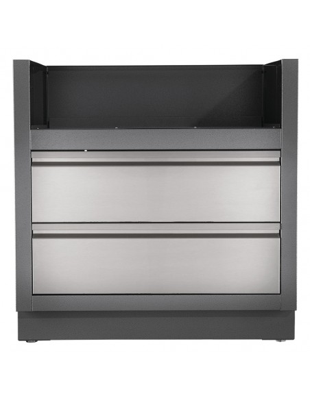 MEUBLE OASIS 2 TIROIRS BARBECUE ENCASTRABLE PRESTIGE PRO 500 NAPOLEON