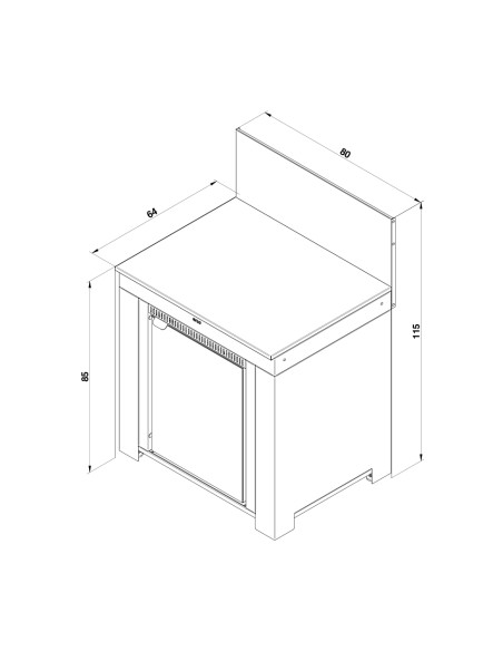 MODULE FRIGO TROPICALISE 75L SAUGE - ENO