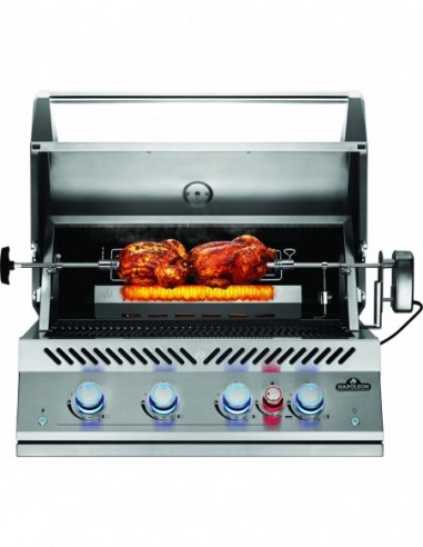 BARBECUE GAZ  ENCASTRABLE BIG32 INOX...