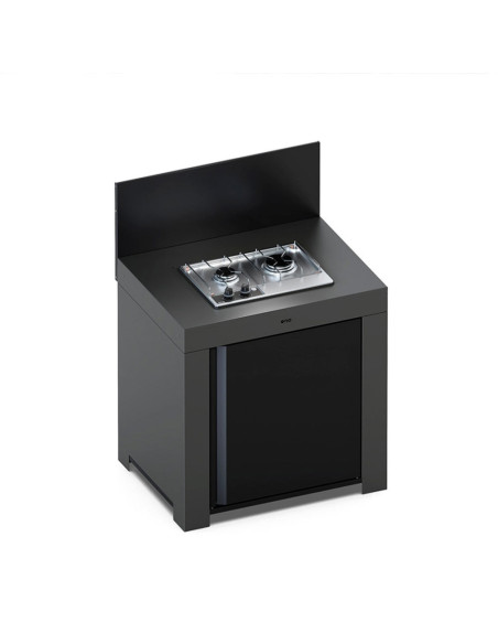 MODULE TABLE DE CUISSON MASTER 2 FEUX GAZ GRIS CARGO - ENO