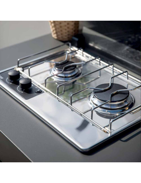 COUVERCLE VERRE POUR TABLE MASTER 2 FEUX ENCASTRABLE - ENO